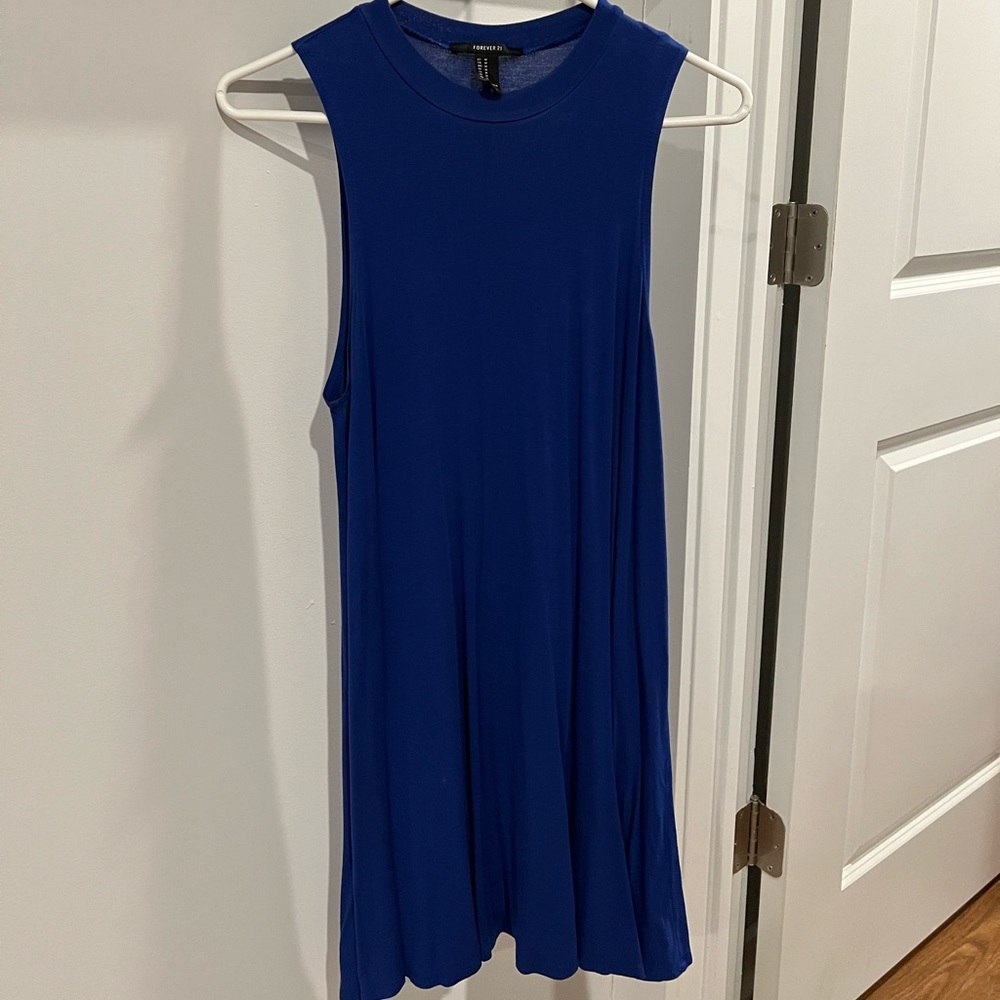 Forever 21 royal blue mini dress. Perfect for summer!